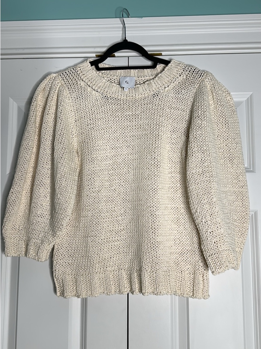 Goop One And Done Sweater Szxl Cream Like New — image 5 of 8